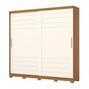 Ver imagem 2 de Guarda-roupa Casal 2 Portas Deslizantes 100% Mdf Cayman