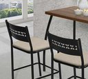 Ver imagem 2 de Mesa para Apartamento de Parede Compacta com 2 Cadeiras Fit