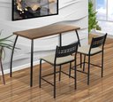 Ver imagem 1 de Mesa para Apartamento de Parede Compacta com 2 Cadeiras Fit