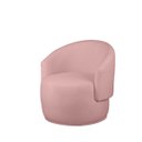 Ver imagem 2 de Kit 02 Poltrona Orgânica Beatriz Sala de Estar Minimalista Recepção Escritório Bouclé Rose