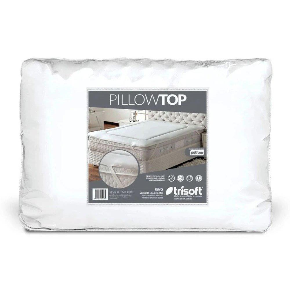 Pillow Top King Size Petfom 195x205 Trisoft 193x203 MadeiraMadeira