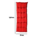 Ver imagem 6 de Almofada Futon Esteira Grande 60x1,70cm Flat Vários Modelos Vermelho