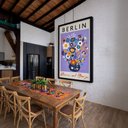 Ver imagem 5 de Quadro Canvas Berlin Vaso Flores 40x30cm Mold Preta