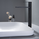 Ver imagem 2 de Torneira 1/4 Volta Preto Fosco Redonda Bica Alta Giratória