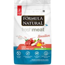 Ração Formula Natural Fresh Meat Sensitive Cães Adultos Mini/Peq Cordeiro 1kg - 1