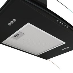 Coifa Nardelli de Parede Clean Vidro Curvo Black 60cm - 5