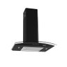 Coifa Nardelli de Parede Clean Vidro Curvo Black 60cm - 1