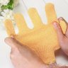 Luva Esfoliante de Banho Corporal Kit 5 Pares Esponja Banheira Chuveiro Perna Braço Corpo Cuidado Ma - 5