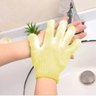 Luva Esfoliante de Banho Corporal Kit 5 Pares Esponja Banheira Chuveiro Perna Braço Corpo Cuidado Ma - 4