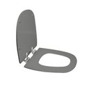 Ver imagem 2 de Assento Sanitário Poliéster para Louça Monte Carlo (deca) Slow Close Cromado (reb. Oculto) Cinza Vip