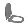 Assento Sanitário Poliéster para Louça Monte Carlo (deca) Slow Close Cromado (reb. Oculto) Cinza Vip - 2