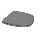 Ver imagem 3 de Assento Sanitário Poliéster para Louça Monte Carlo (deca) Slow Close Cromado (reb. Oculto) Cinza Vip