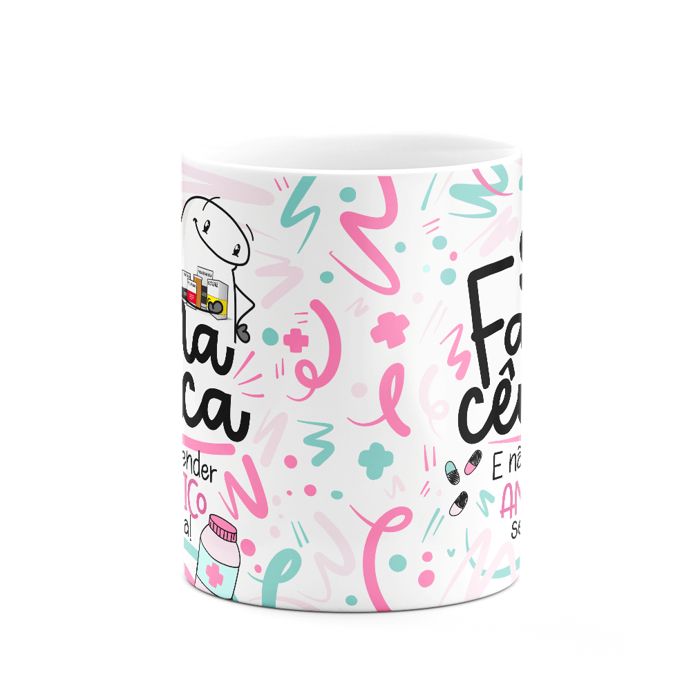 Caneca Flork Profissões - Sou Farmacêutica - 3