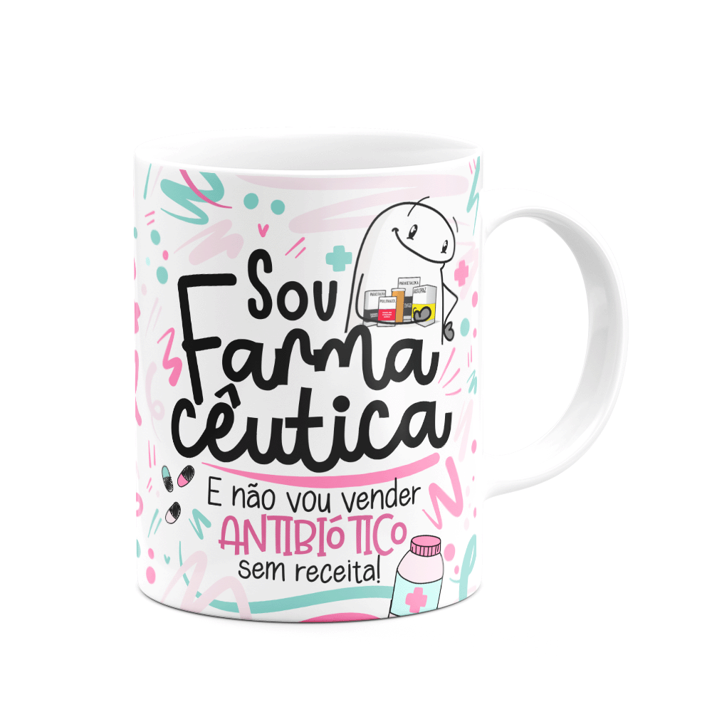 Caneca Flork Profissões - Sou Farmacêutica - 2