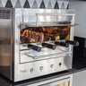 Churrasqueira Assador Gourmet Elétrica Rotativa de Bancada Aço Inox Bake Smart 04 220V - Hope - 2