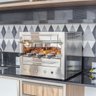 Churrasqueira Assador Gourmet Elétrica Rotativa de Bancada Aço Inox Bake Smart 04 220V - Hope - 1