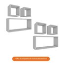 Ver imagem 3 de Nicho Kit C/ 6 Peças Organização E Decoração Quarto, Cozinha, Sala, Banheiro, Escritório Liz