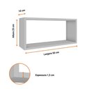Ver imagem 4 de Nicho Kit C/ 6 Peças Organização E Decoração Quarto, Cozinha, Sala, Banheiro, Escritório Liz
