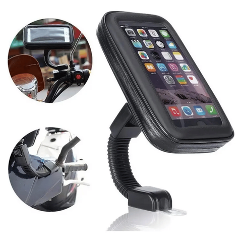 Suporte Veicular para Celular Moto Capa Protetora 6.3" Bmg-18 B-Max