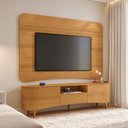 Ver imagem 4 de Rack para Sala Martina com Painel para TV 80 pol Orgânico Ermione B01 Cinamomo - Lyam Decor