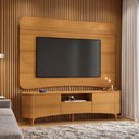 Ver imagem 5 de Rack para Sala Martina com Painel para TV 80 pol Orgânico Ermione B01 Cinamomo - Lyam Decor