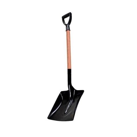 Pá Quadrada Construção Aço Carbono Cabo Polietileno N03 97cm Minasul