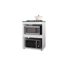 Ver imagem 2 de Balcão Cooktop Adriana Branco C/tampo Fogão 4 ou 5 Bocas - Ajl Móveis