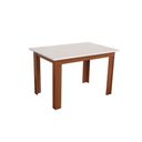Ver imagem 2 de Conjunto Mesa Luiza Retangular com 4 Cadeiras Paraty Bagum Bege Naturalle/off