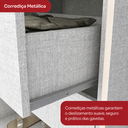 Ver mais imagens de Guarda-Roupa Casal 6 Portas com Espelho Cover Marrom/Nature/Avelã