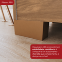Ver imagem 7 de Guarda-Roupa Casal 6 Portas com Espelho Cover Marrom/Nature/Avelã