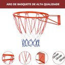 Ver imagem 3 de Aro de Basquete Fixo Bonafit Vermelho