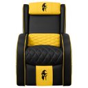 Ver imagem 3 de Poltrona Gamer Troia Streammer Reclinável Luxo Resistente até 150kg:corino Preto/amarelo