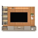 Ver imagem 2 de Estante para TV Modular com Cristaleira LED 290x220cm para TV até 75 Polegadas Magnum