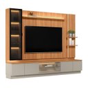 Ver imagem 5 de Estante para TV Modular com Cristaleira LED 290x220cm para TV até 75 Polegadas Magnum