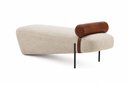 Ver imagem 3 de Recamier Premium Estilo Italiano e Acabamento Sofisticado Tecido Boucle Offwhite