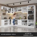 Ver imagem 6 de Armário de Cozinha Completa de Canto 499cm Branco Stella Madesa 03 Branco