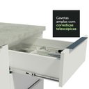 Ver imagem 3 de Armário de Cozinha Completa de Canto 499cm Branco Stella Madesa 03 Branco