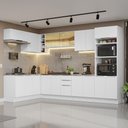 Ver imagem 1 de Armário de Cozinha Completa de Canto 499cm Branco Stella Madesa 03 Branco