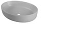 Ver imagem 2 de Cuba Oval Sobrepor 55x42x14cm Cinza Fosco