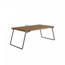 Ver imagem 3 de Mesa para Notebook Dobrável com Suporte de Smartphone 62cm Vermont e Preto Marrom