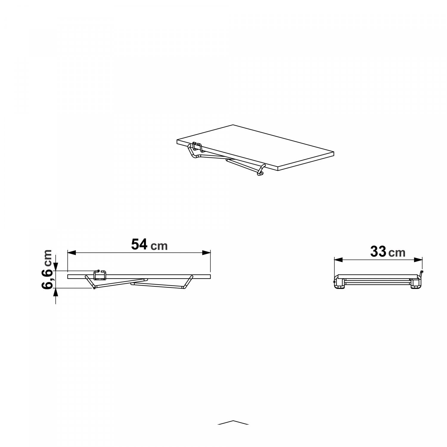 Mesa para Notebook 54x30cm Dobrável com Suporte de Smartphone  - 7