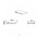 Ver imagem 7 de Mesa para Notebook Dobrável com Suporte de Smartphone 62cm Vermont e Preto Marrom