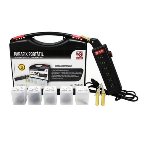 SOLDADOR PARA-CHOQUE PARAFIX PORTÁTIL 20111 220V V-8 BRASIL