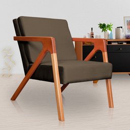 Kit 2 Poltronas Decora Monalisa Veludo Marrom - Malta Decor - 6 Kit 2 Poltronas Decora Monalisa Veludo Marrom - Malta Decor - 6