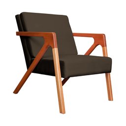 Kit 2 Poltronas Decora Monalisa Veludo Marrom - Malta Decor - 2 Kit 2 Poltronas Decora Monalisa Veludo Marrom - Malta Decor - 2