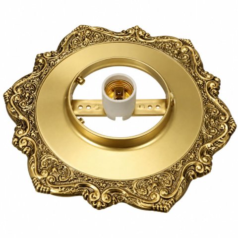 Plafonier Bv com Soquete de Porcelana Bronze 24,5 Centímetros - 852101 - Pavilonis