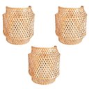 Ver imagem 1 de 3 Arandela de Bambu Fibra Natural Artesanal Cabeceira Nat90