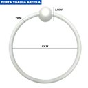 Ver imagem 3 de Kit Acessórios Para Banheiro 5 Peças Japi Samba Branco