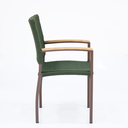 Ver imagem 3 de Cadeira Poltrona de Jantar em Alumínio e Corda Náutica Modelo Acelga Corda Náutica