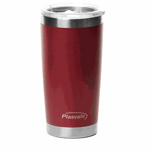 Copo Térmico Vermelho 500 Ml Plasvale